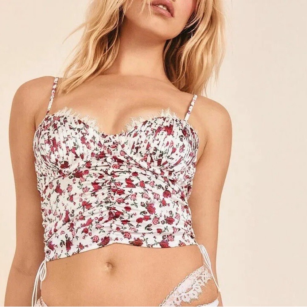 For Love and Lemons Floral Corset